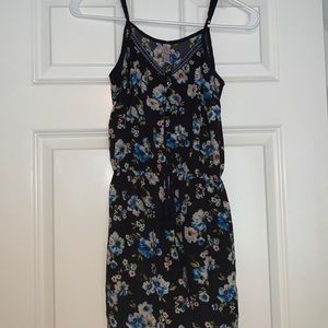 Floral Belted Romper